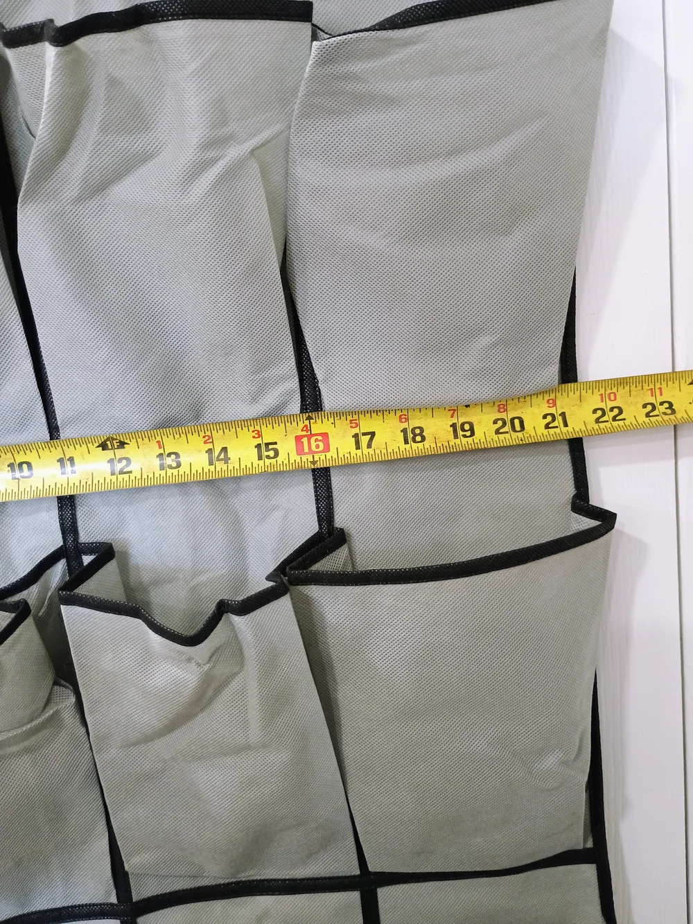 Over-the-Door 24-Pocket Hanging Organizer - Gray